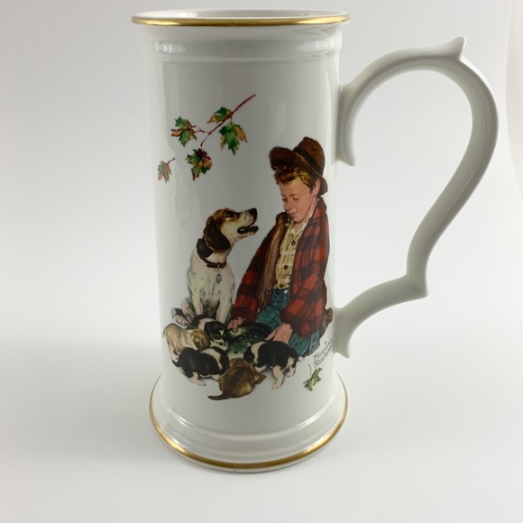 Norman Rockwell, Gorham Limited Edition, "The Pride of Parenthood" Stein. #4156. - Picture 2 of 12